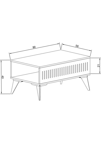 O3520 Karla Orta Sehpa Hat