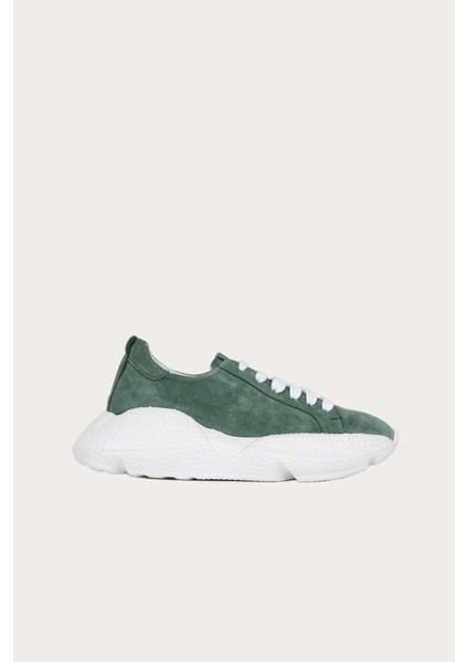 Haki Süet Kadın Sneakers