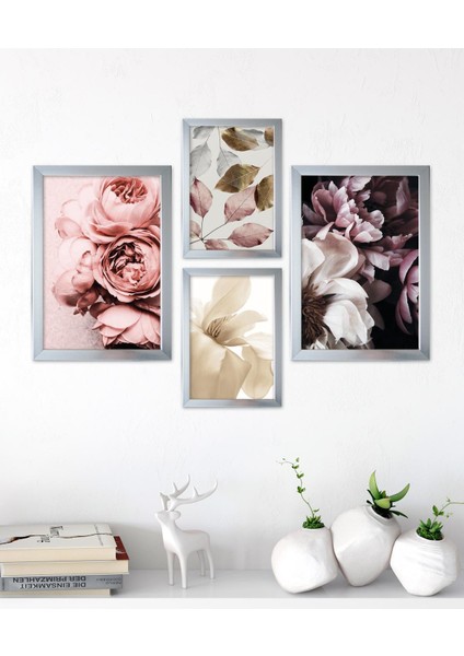 Çerçeveli ve Camlı Iki Adet 17,5X23,5 Iki Adet 23,5X33,5 Poster Tablo