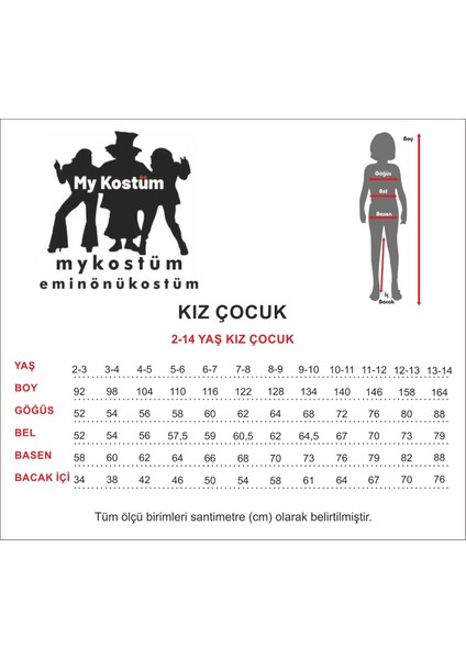 Kız Çocuk Aşçı Kostümü