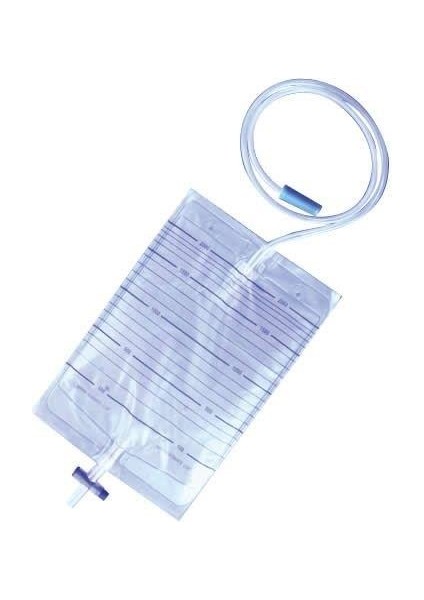 Steril T-Musluklu Idrar Torbası 2000ml 100 Adet