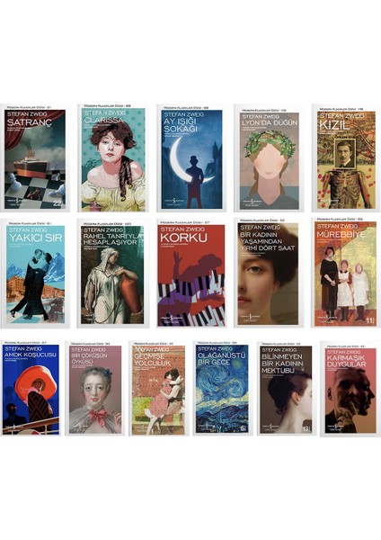 Amok Koşucusu - Korku - Kızıl - Satranç - Bilinmeyen Bir Kadının Mektubu - Stefan Zweig Seti