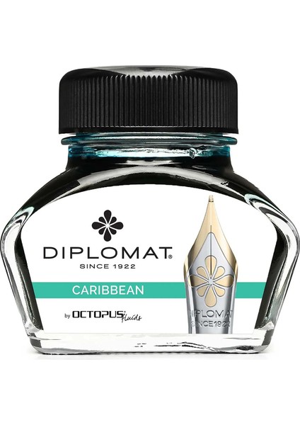 ​​​​​​​Diplomat D41001029 Mürekkep 30 ml Turkuaz