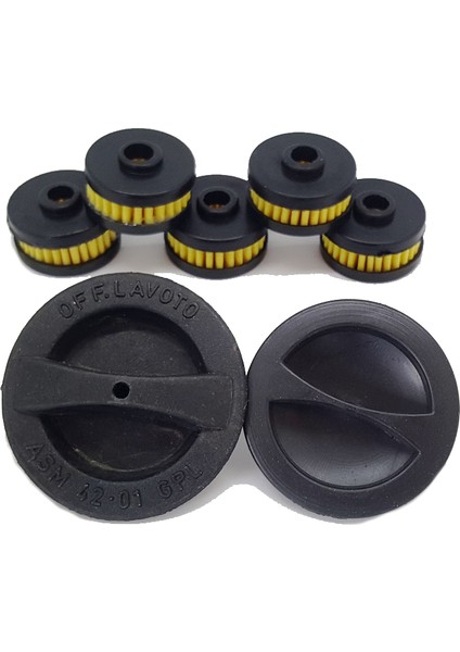 Gaz Kesici Valfi Filtresi 5 Li Paket (Eski Tip Çanaklı)