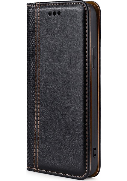 Samsung Galaxy F52 5g Için Pu Telefon Kılıfı - Siyah (Yurt Dışından)
