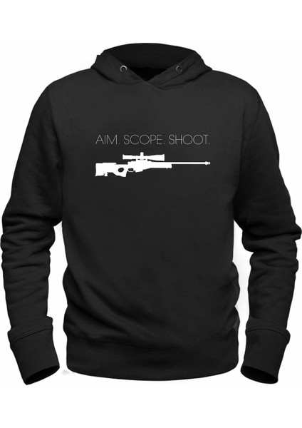 Csgo Awp Kapşonlu Sweatshirt