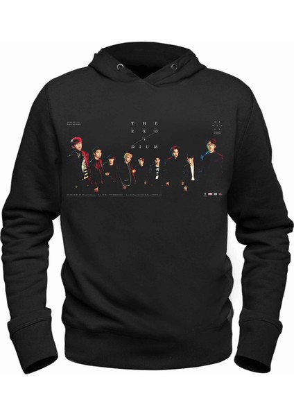 Exo Siyah Sweatshirt
