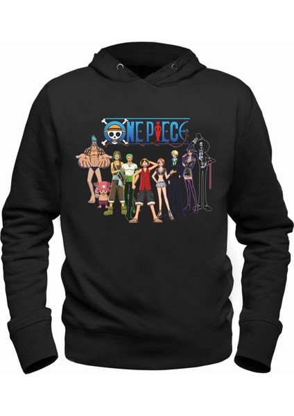 One Piece Siyah Sweatshirt