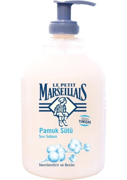 Le Petit Marseillais Sıvı Sabun Pamuk Sütü 500 Ml