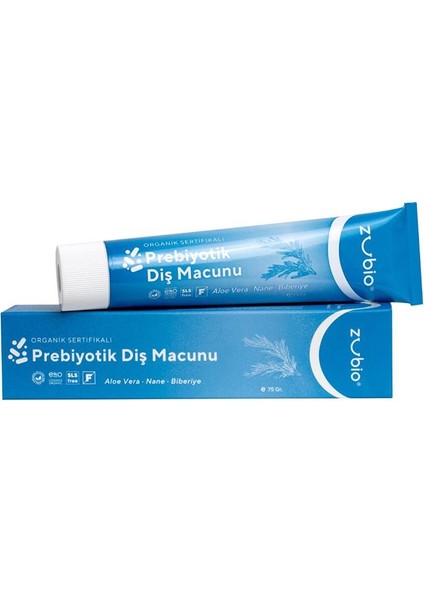 Organik Vegan Prebiyotik Diş Macunu 75 Gr