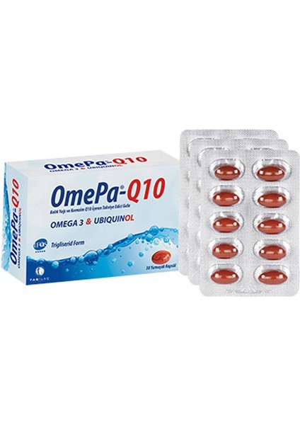 Omepa-Q10 Omega3 Ubiquinol 30 Kapsül