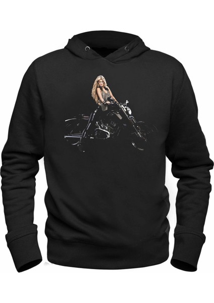 Motorcycle Rider Kapşonlu Sweatshirt