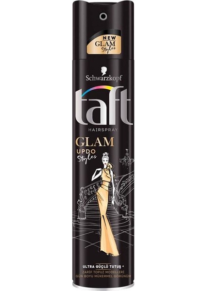 Glam Updo Styles Ultra Güçlü Saç Spreyi 250 Ml