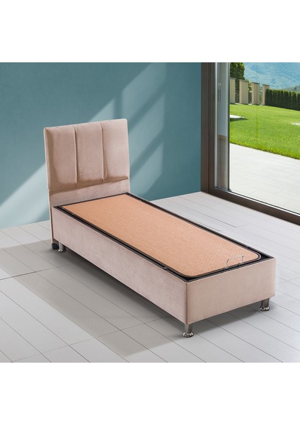 Cyristal Plus sandıklı Baza + Artemis Başlık Tek Kişilik