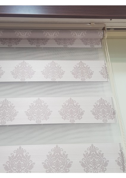 Damaks Desenli Salon Zebra Stor Perde EP4400E20