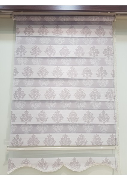 Damaks Desenli Salon Zebra Stor Perde EP4400E20 modelleri