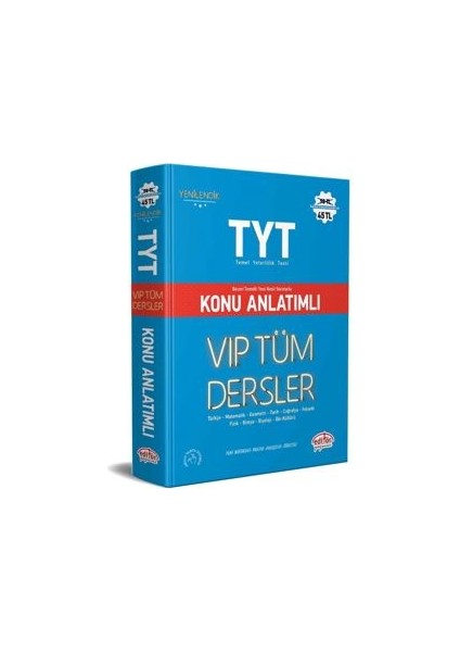 TYT Vıp Tüm Dersler Konu Anlatımlı