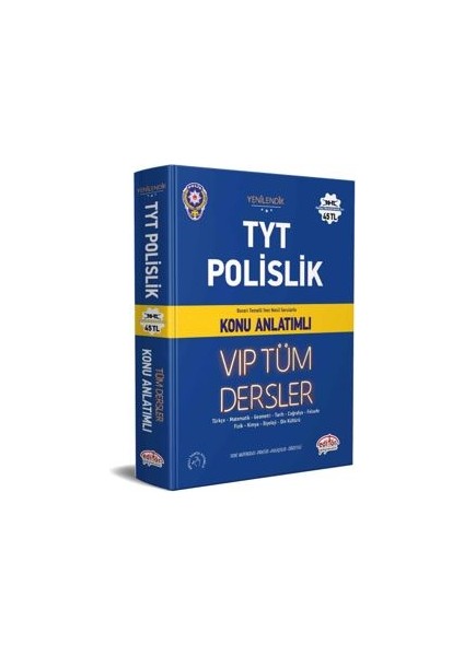 TYT Polislik Vıp Tüm Dersler Konu Anlatımlı