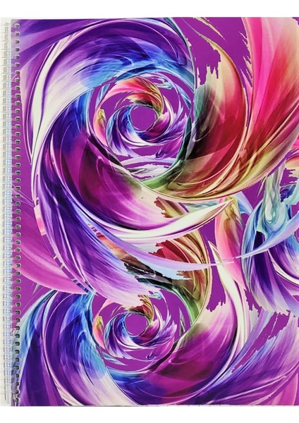 Fransız Seyes Spiralli Defter 96 Sayfa 24 x 32 cm