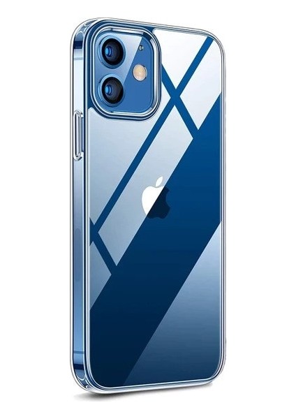 Apple iPhone 12 Mini 5.4" Şeffaf Kılıf Silikon Koruma