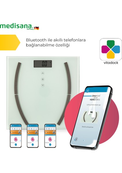 99374 Bluetooth Akıllı Vücut Analiz Baskülü