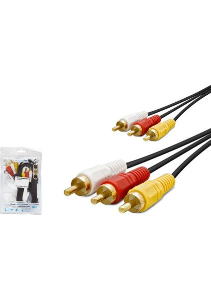 HD4620 Kablo 3rca To 3rca 10MT