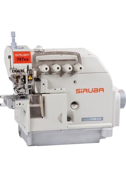 4 Iplik Burunlu Overlok Makinesi 747KS-514M3-24/VT/FLP/TU/RLGP/TYK