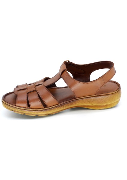 Trendyshose 19S-860 Zn Deri Çırtlı Anatomic Confort Günlük Sandalet modelleri
