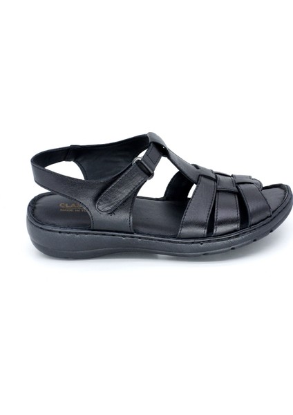 Trendyshose 19S-860 Zn Deri Çırtlı Anatomic Confort Günlük Sandalet modelleri