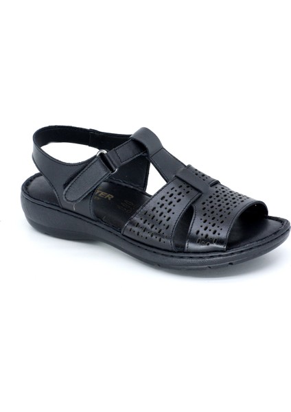 Trendyshose 19S-863 Zn Deri Çırtlı Anatomic Confort Günlük Sandalet
