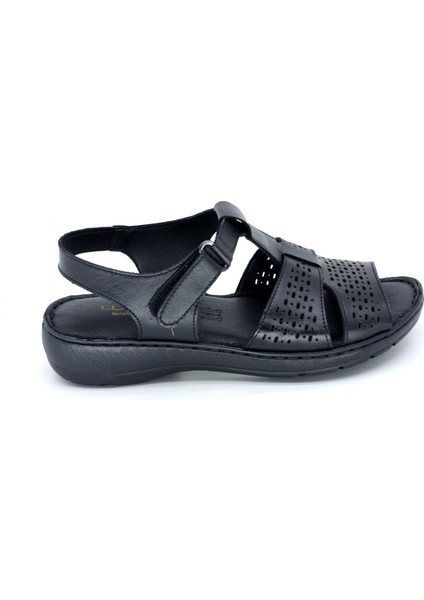 Trendyshose 19S-863 Zn Deri Çırtlı Anatomic Confort Günlük Sandalet