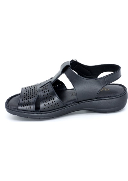 Trendyshose 19S-863 Zn Deri Çırtlı Anatomic Confort Günlük Sandalet