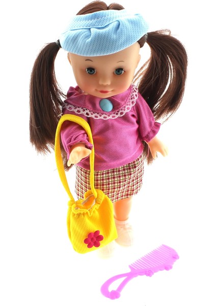 Pembe Saten Elbiseli Et Bebek