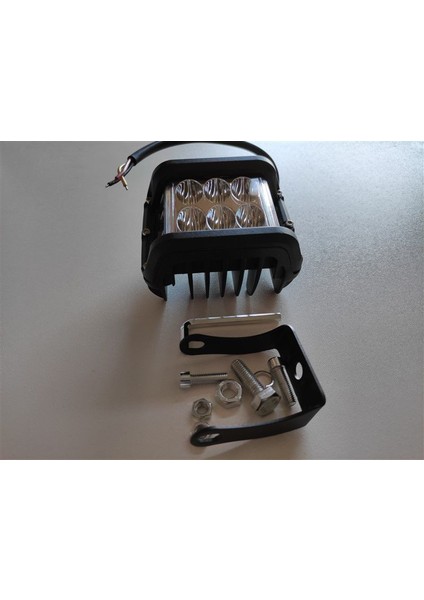 Carup Off Road Sinyalli Flaşlı Projektör 10-30V 36W 12 LED 10X7X7 cm BR3010598