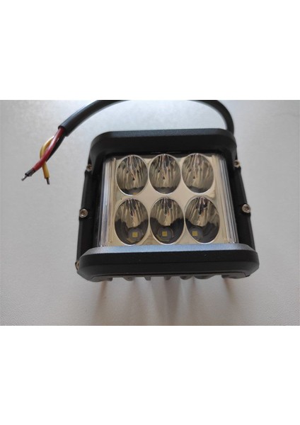 Carup Off Road Sinyalli Flaşlı Projektör 10-30V 36W 12 LED 10X7X7 cm BR3010598