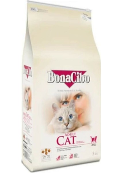 Bonacibo Adult Cat Tavuklu (Hamsi ve Pirinç Eşliğinde) Yetişkin Kedi Maması 2 kg