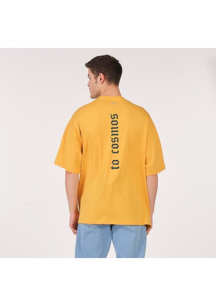 Tasarım Oversize Tshirt Erkek To Cosmos Baskılı