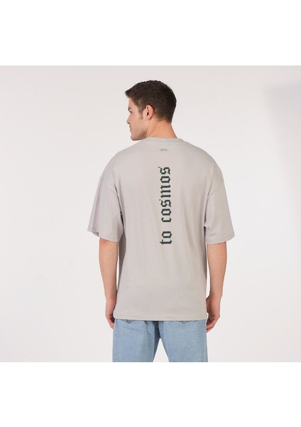 Tasarım Oversize Tshirt Erkek To Cosmos Baskılı