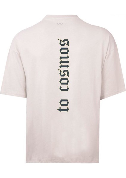 Tasarım Oversize Tshirt Erkek To Cosmos Baskılı