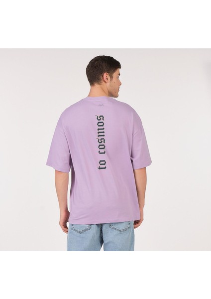 Tasarım Oversize Tshirt Erkek To Cosmos Baskılı