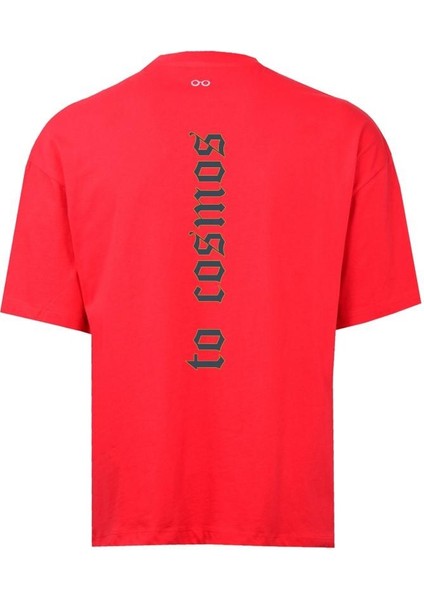 Tasarım Oversize Tshirt Erkek To Cosmos Baskılı