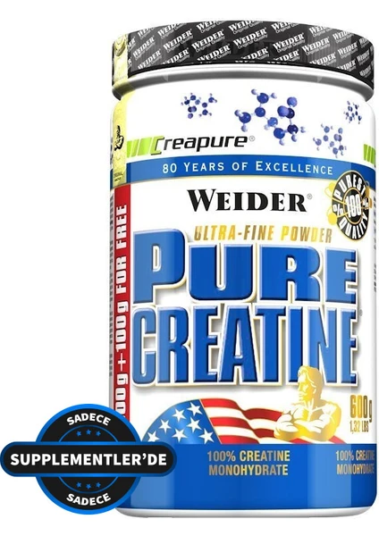 Pure Creatine 600Gr Aromasız