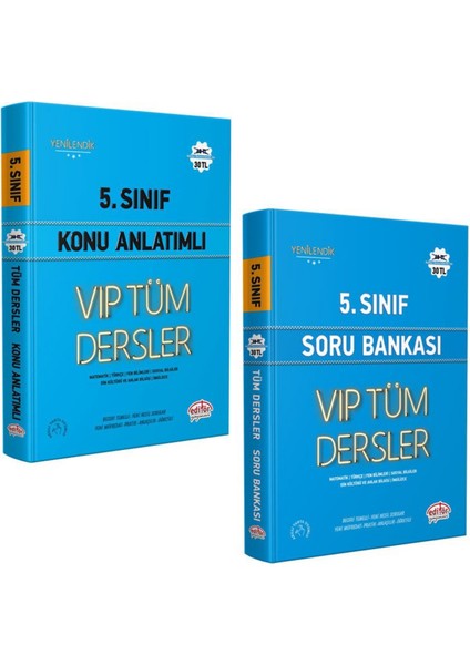5. Sınıf Tüm Dersler Konu Anlatımlı ve Soru Bankası Seti