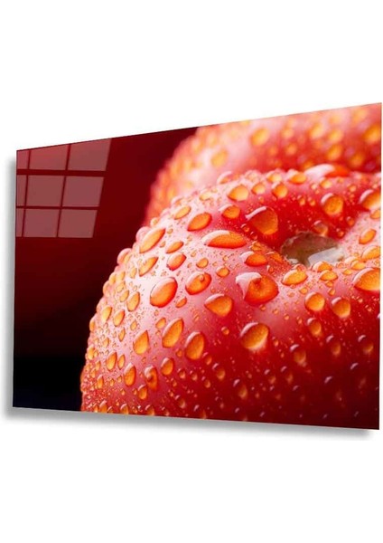 Meyveler Cam Tablo 4mm Dayanıklı Temperli Cam