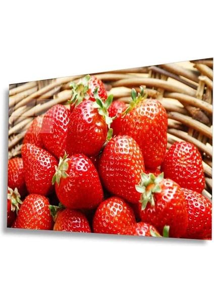 Meyveler Cam Tablo 4mm Dayanıklı Temperli Cam