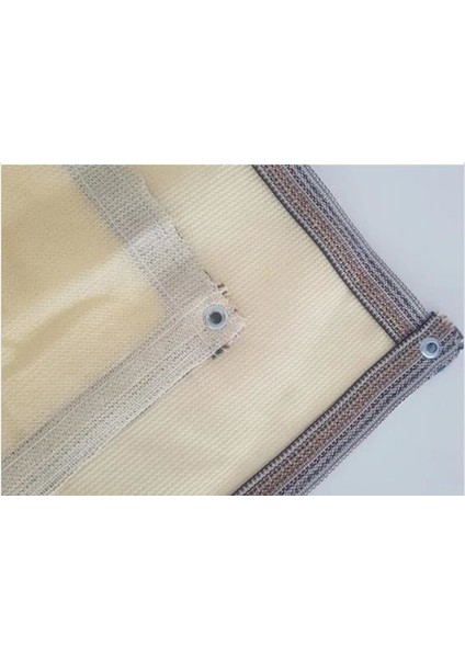 %95 Gölgelik Bahçe Çit Filesi 1 Metre x 18 Metre Hazır Kopçalı Yeşil
