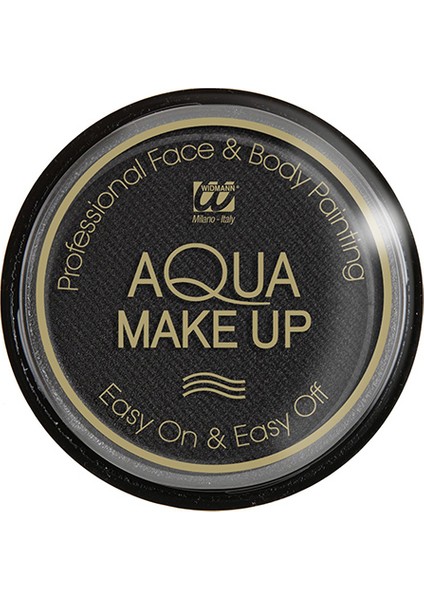 Siyah Aqua Makyaj Boyası