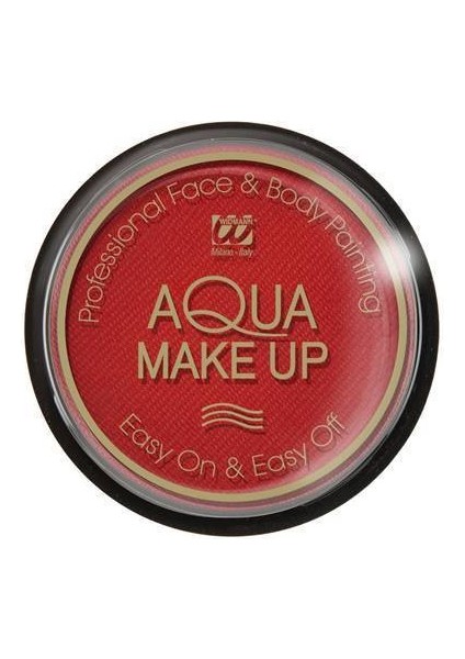 Kırmızı Aqua Makyaj Boyası
