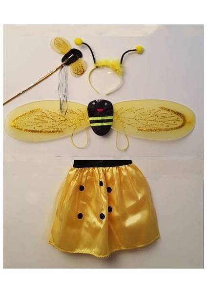 Arı Kanat Set ( 3- 7 Yaş ) ( 4 Parça )