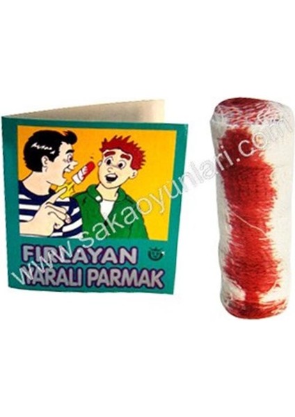 Şaka Ürünü Fırlayan Yaralı Parmak